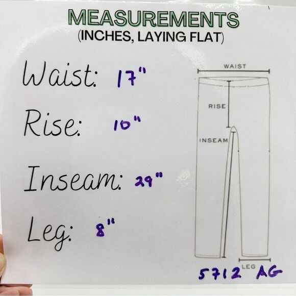 AG Adriano Goldschmied | The Graduate Jean Tailored Leg in Black Sz 32R - Picture 11 of 16